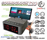SoundClock 120 bluetooth speaker with alarm clock
