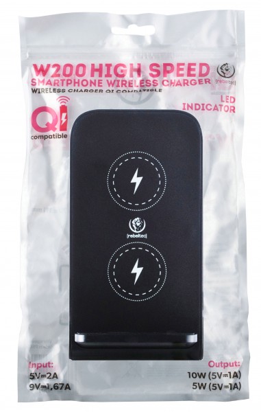 Chargeur à induction QI haute vitesse Rebeltec W200 10W