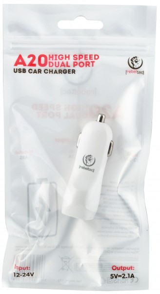 Rebeltec A20 High Speed ​​DUAL chargeur de voiture