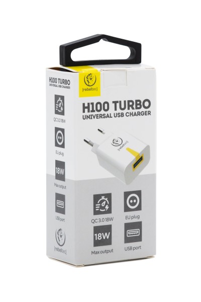 Chargeur mural Rebeltec H100 TURBO QC3.0