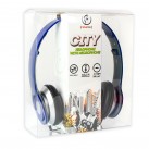 CITY BLUE навушники з мікрофоном